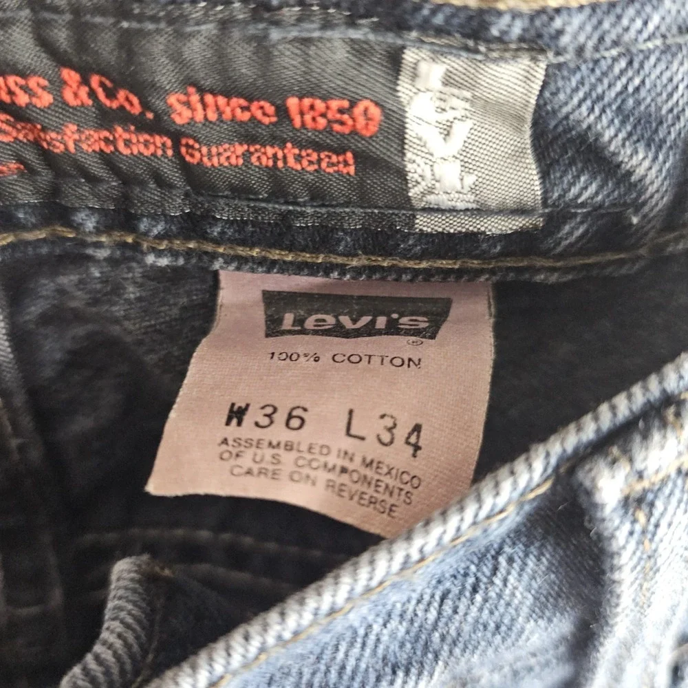 Vintage Levi's Silvertab Loose Tapered Leg Dark Wash Jeans 36x34 (34x33.5)